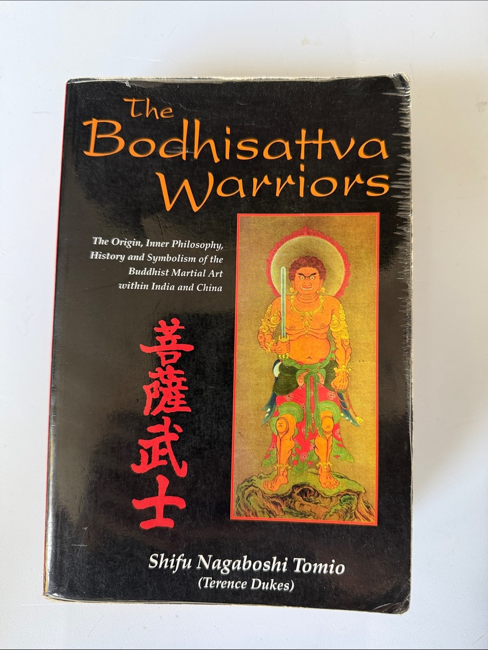 The Bodhisattva Warriors Book - Black & Red Cover